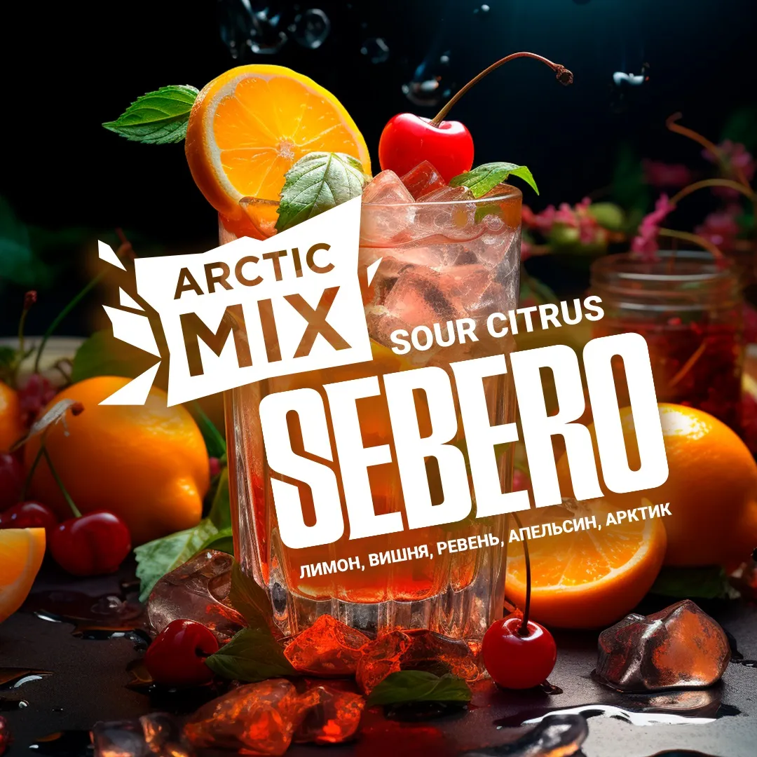 SEBERO  Arctic Mix 25g Sour Citrus (Апельсин/Лемончелло/Вишня/Ревень с черн смор/Арктик)