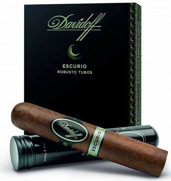 DAVIDOFF ESCURIO ROBUSTO TUBOS 12'S